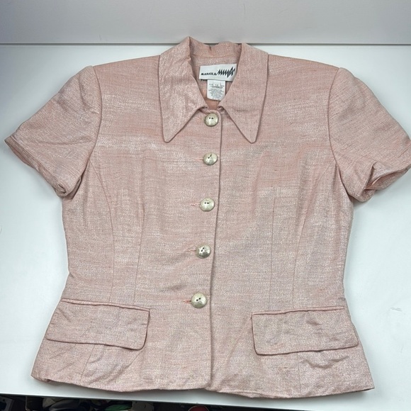 Mariola Mamer Vintage Blazer with Short Sleeves - Picture 5 of 11